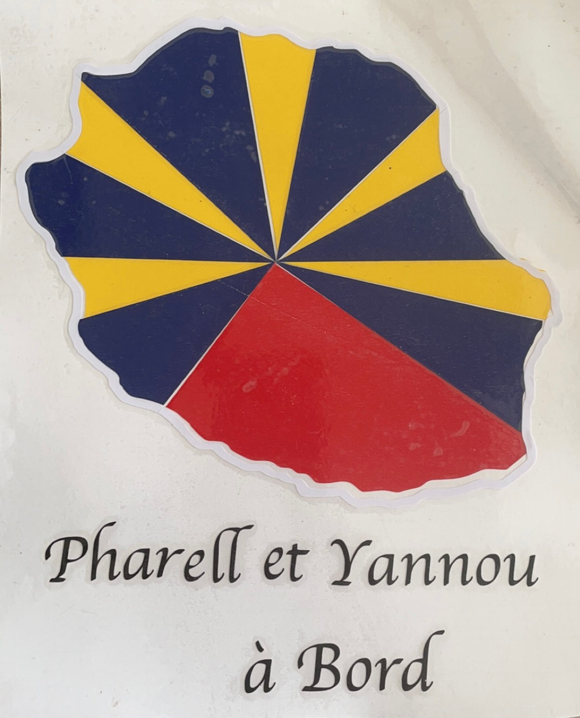 Stikers drapeau de la Réunion