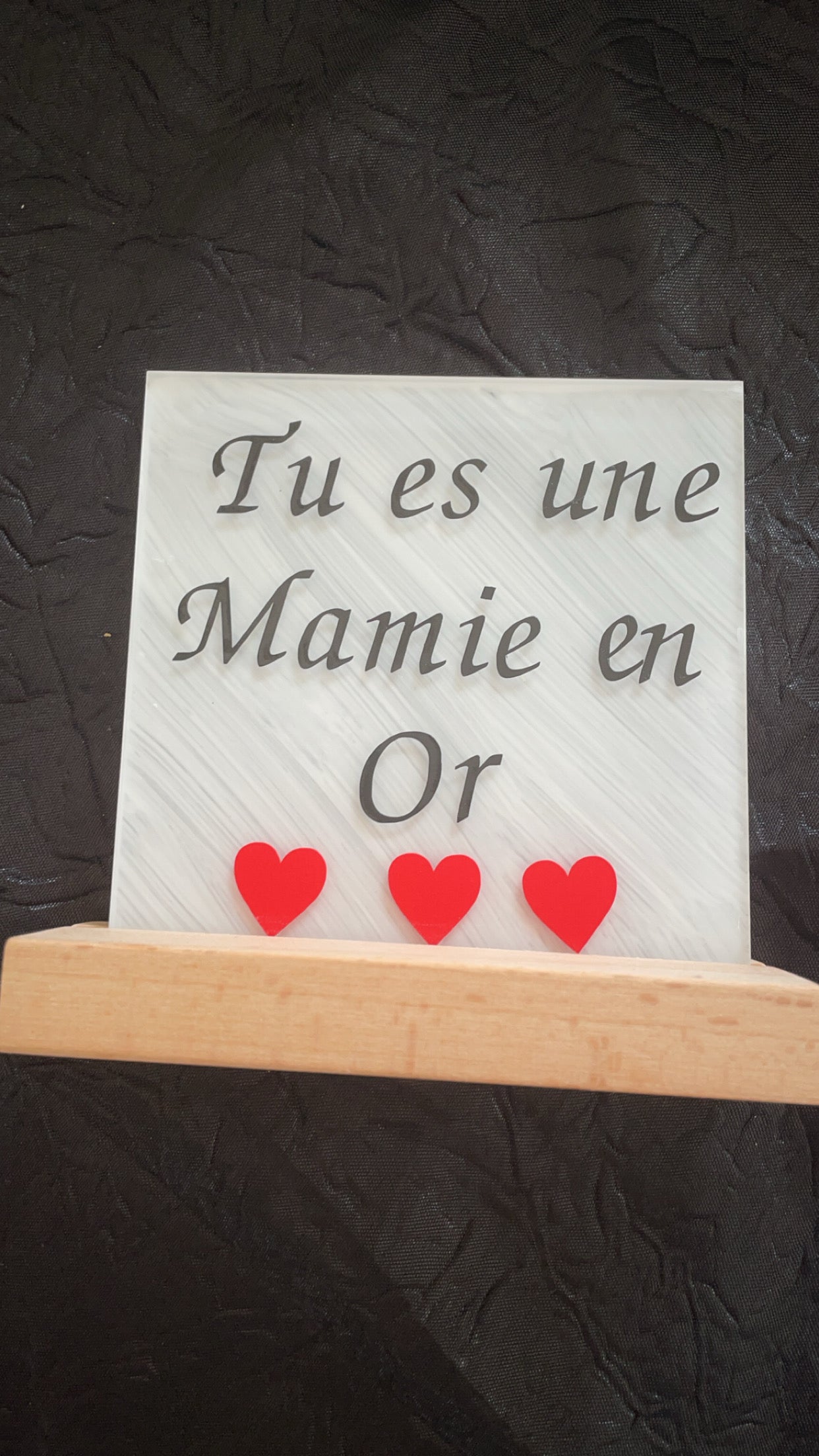 Lampe LED "Mamie en Or" - Cadeau Lumineux et Personnalisé