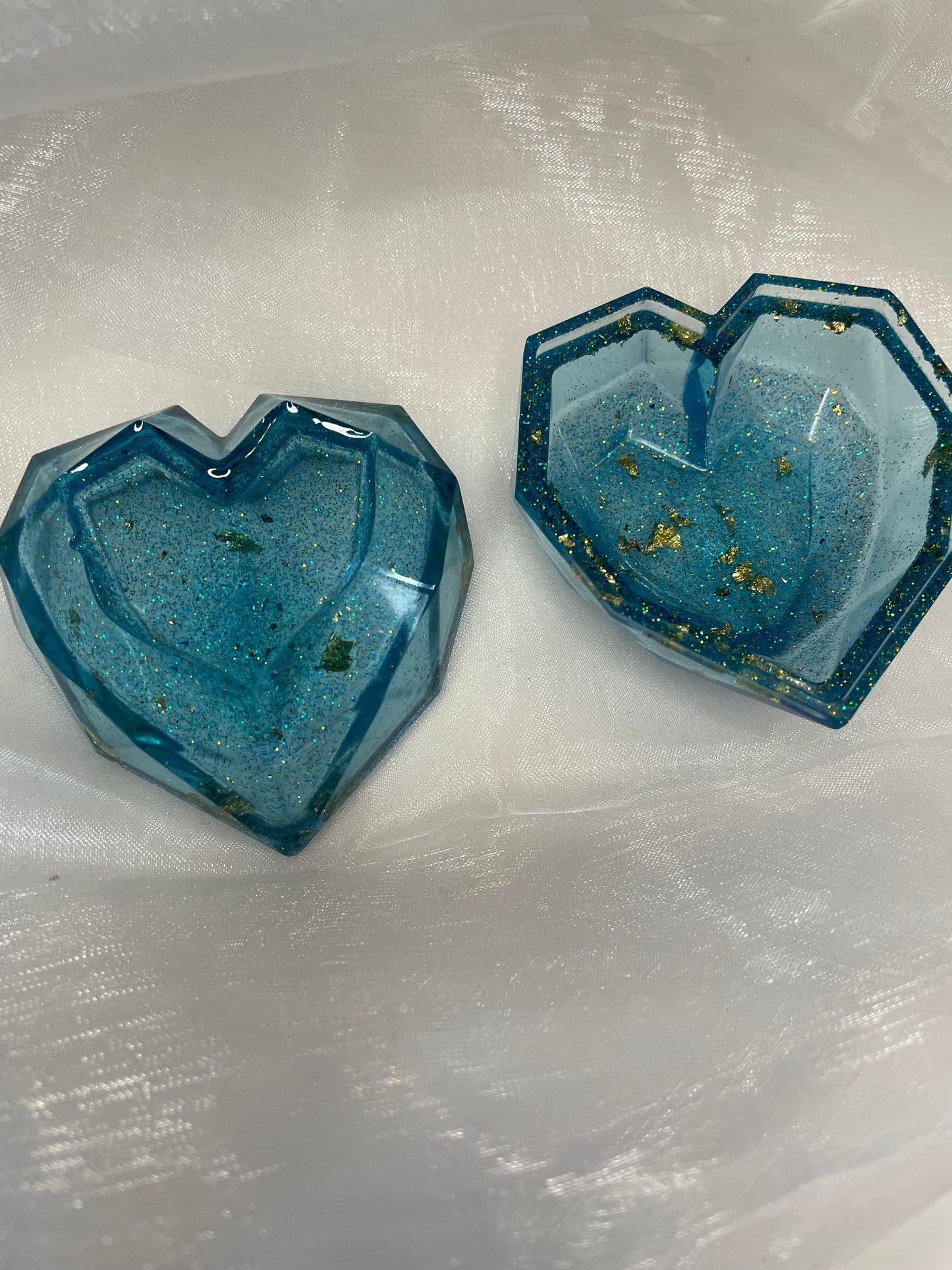 Petite boîte à bijoux en forme de cœur