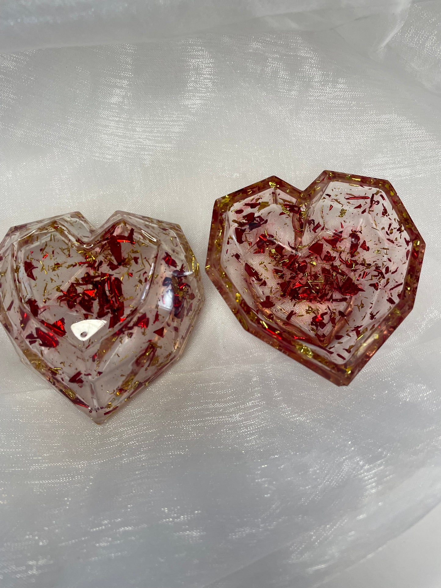 Petite boîte à bijoux en forme de cœur