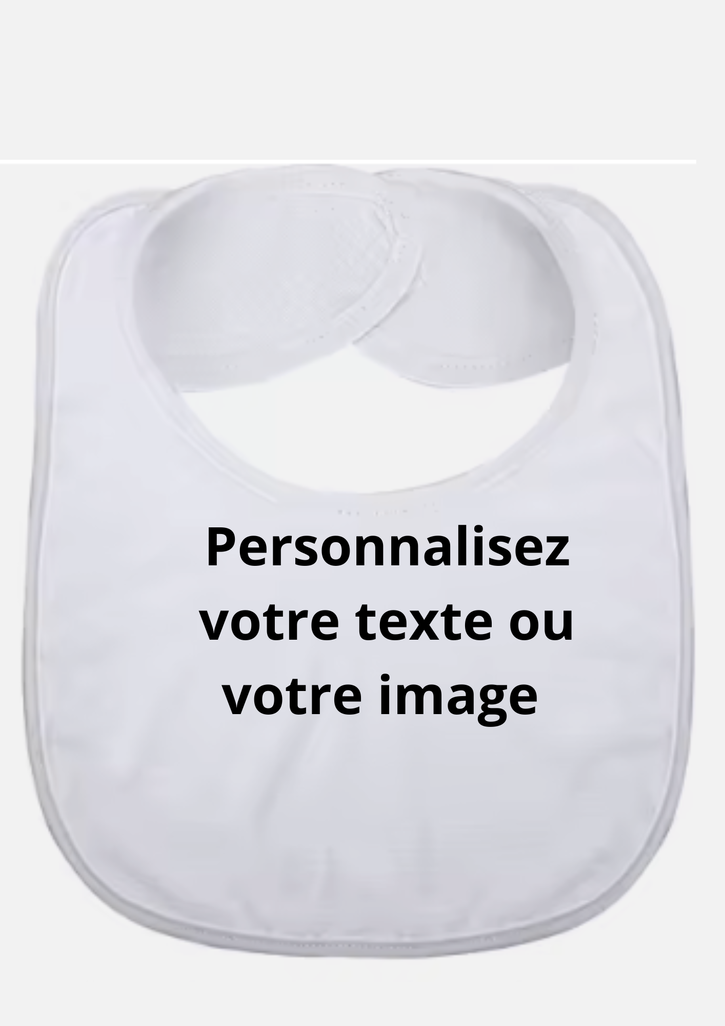 Bavoir personnalisé